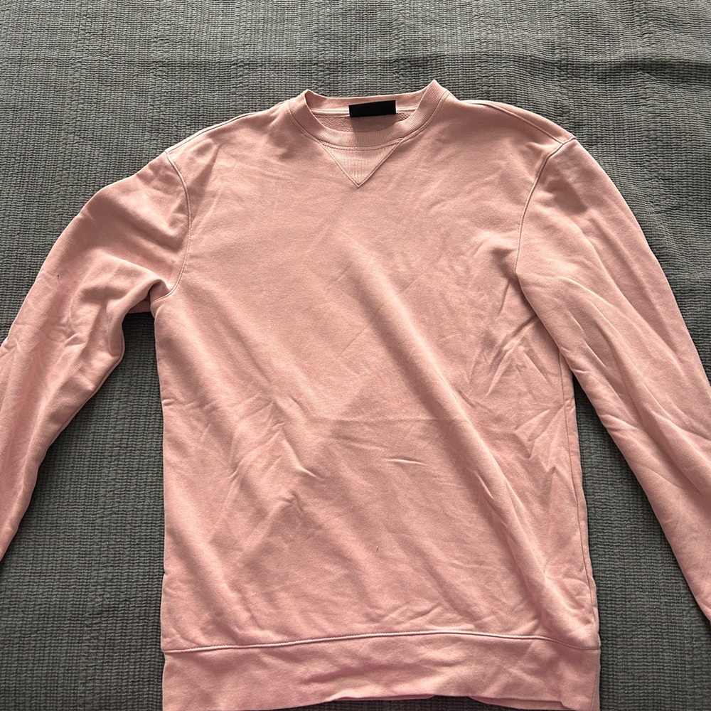 Men's Pink Crewneck Sweater